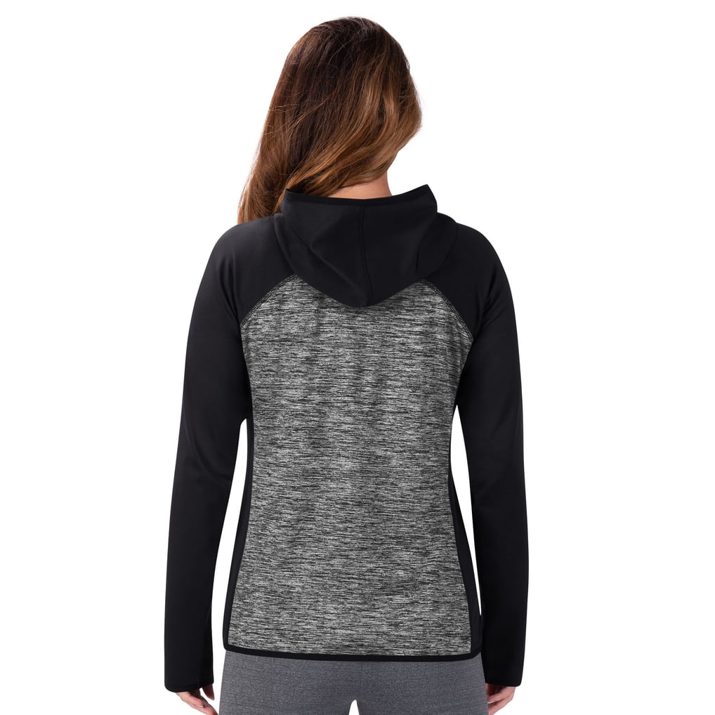  Minnesota Vikings MSX by Michael Strahan Women's Leslie Space Dyed Raglan Full-Zip Jacket - Black